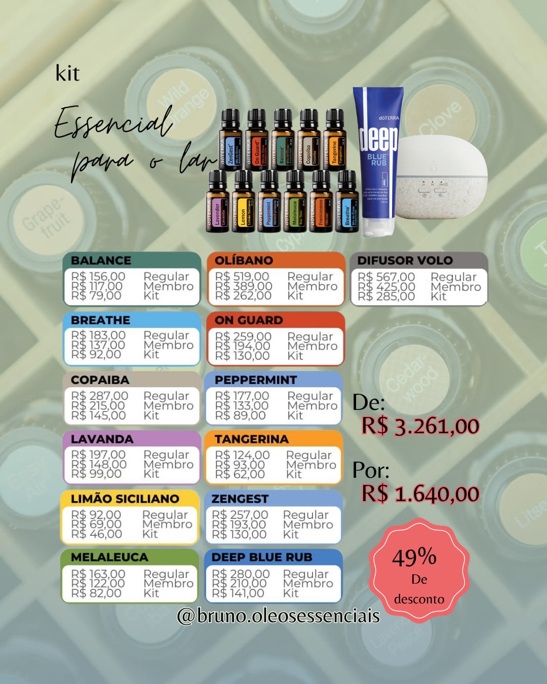 kit Essência Lar
